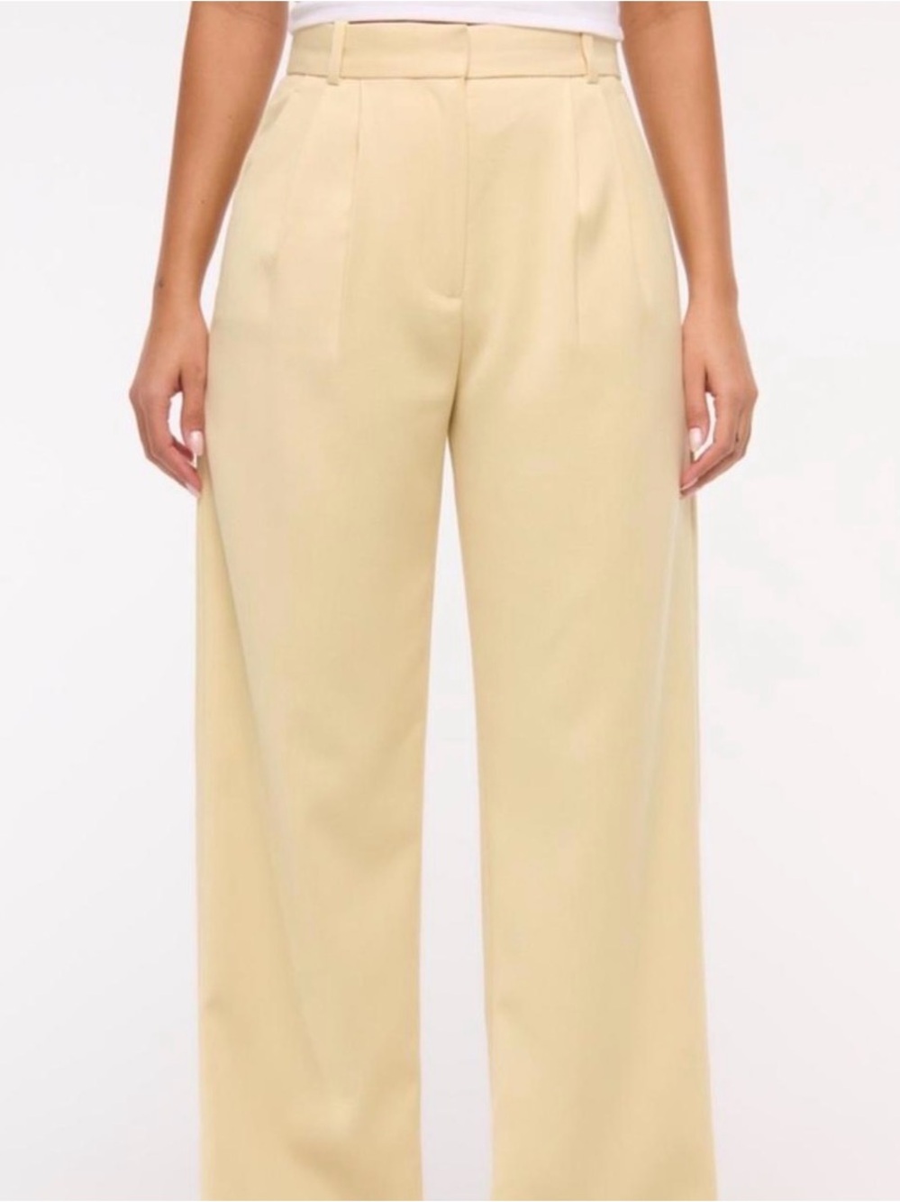 Abercrombie & Fitch trousers in Yellow